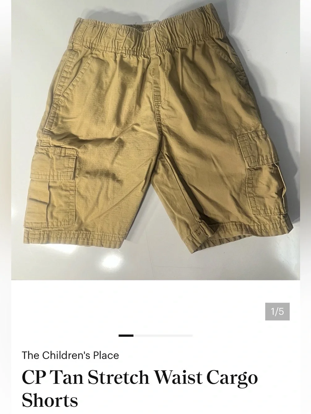 Boys Size 5 Spring/Summer Lot – 3-Piece Cargo & Sporty Bundle